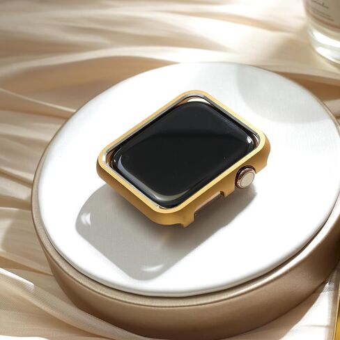 My Pretty Strap XOXO Cover Compatible with Apple Watch 38/40/41/42/44/45/49mm, Stainless Steel Metal Gold for Women in Saudi Arabia
