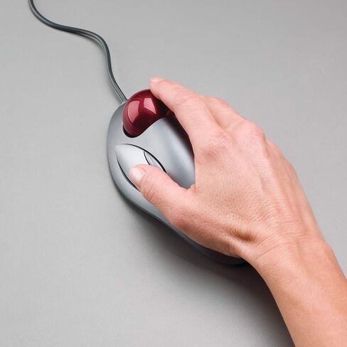 Logitech Trackman Marble Mouse, Four-Button, Programmable, Dark Gray (Renewed) in Saudi Arabia