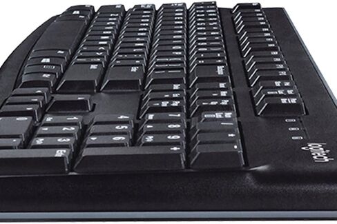 مجموعة سطح المكتب السلكية Logitech MK120 ، لوحة المفاتيح/الماوس ، USB - الأسود والإسباني (متجدد) in Saudi Arabia