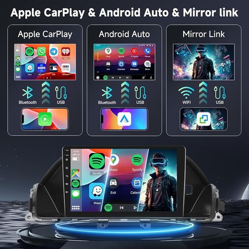 [6g+128g] ستيريو سيارة 8 نواة لـ Honda Odyssey 2010-2017 وحدة رأس Android مع GPS Bluetooth ، وراديو Hodozzy 9 بوصة اللمس مع Carplay Android Auto و WiFi USB و DSP و FM RDS Radio in Kuwait