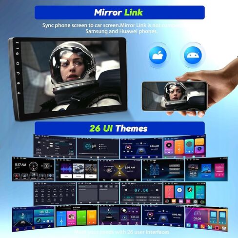 CAMECHO Radio for Hyundai Sonata NF 2004-2008, Android 13 Car Stereo with Wireless Carplay & Android Auto, 2+32G 9" Touch Screen Car Radio with Bluetooth, FM/RDS,DSP, GPS, WiFi, Backup Camera in Saudi Arabia