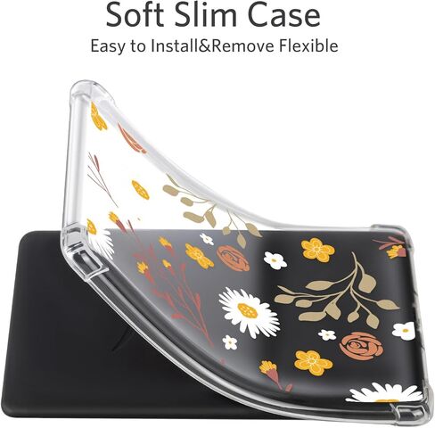 COBAK CLASE CASE لـ Kindle Paperwhite 12th Gen 2024 (7 ") و kindle Colorsoft Signature Edition (7")-غطاء خلفي خفيف للخدش مقاوم للخدش in Saudi Arabia