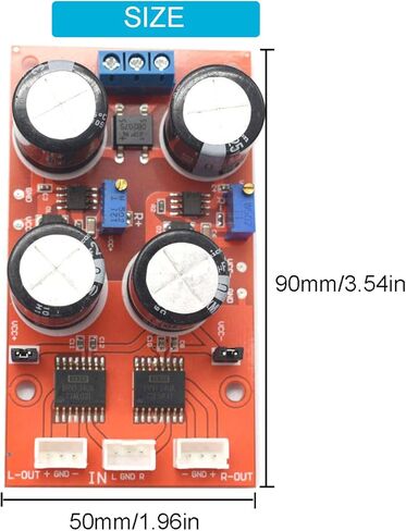 DRV134 محرك خط متوازن في الصوت مزود مزود بالطاقة غير متوازنة لمضخم الخرج التفاضلي المتوازن ، مع الكابل in Kuwait