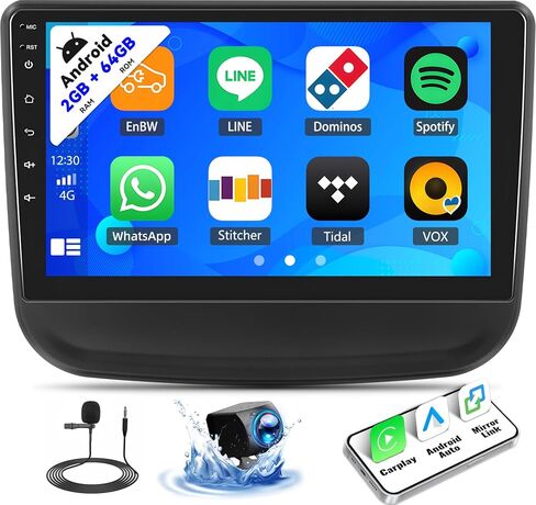 Sixtop [2+64g] Sterroid Car Steroo لـ Chevrolet Equinox 2017-2020 مع ارتباط مرآة Auto Auto Carplay. in Kuwait