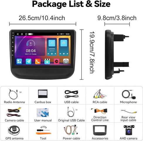 Sixtop [2+64g] Sterroid Car Steroo لـ Chevrolet Equinox 2017-2020 مع ارتباط مرآة Auto Auto Carplay. in Kuwait