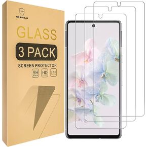 Mr.Shield [3-Pack] Designed For Google Pixel 7 [Fingerprint Unlock Compatible] [Tempered Glass] [Japan Glass with 9H Hardness] Screen Protector