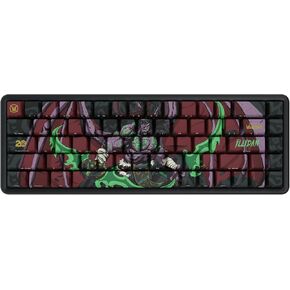 World of Warcraft Illidan Stormrage Full Art Keycap Set PBT Dye Keycaps for Mechanical Gaming Keynshes ، مفاتيح Cherry MX ، طباعة جانبية مخصصة ، دعم ISO ANSI ، تخطيط الولايات المتحدة - مرخص رسميًا