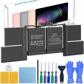 Battery for MacBook Pro 15 Inch A1990 (Mid 2018 2019), Laptop Battery Replacement Model A1953 Battery EMC 3215 3359 7400mAh (Upgraded 6.2 Versions)
