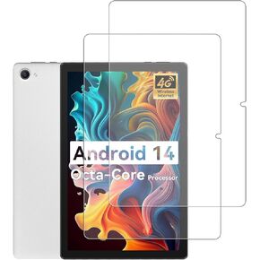 Screen Protector for Lville LVEC10 Android 14 Tablet 10.1 Inch,Tempered Glass Film Anti-Scratch High Touch Sensitivity,2 Pack.