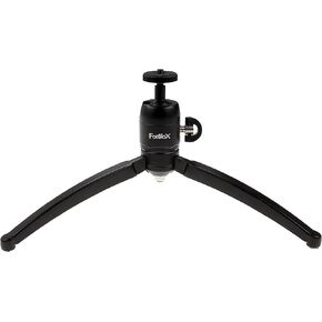 Fotodiox Pro Heavy Duty Tabletop Arched-Leg Tripod - All Metal, Foldable with Pan/Swivel Ballhead for Cameras, Monitors, LED Lights, Flashes, Mic and More
