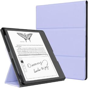 CoBak Stand Case for Kindle Scribe - Premium Folio Leather Cover with Pen Holder, Auto Sleep/Wake - Compatible with 10.2 Inch Kindle Scribe (2022/2024 Release)