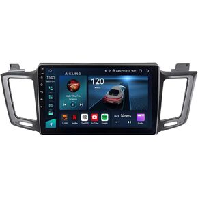 ASURE Wireless Carplay Android Auto Receiver for Toyota Rav4 XA40 2013-2018,10.1 inch 8Core 4GB+64GB Android Car Stereo Radio,GPS Navigation Unit,1280x800 Dash Touchscreen Multimedia Video Player