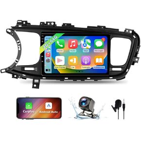 Android 13 Car Radio متوافق مع KIA Optima K5 2013 2014 2015 ، 9 بوصة 2+64G سيارة ستيريو مع Carplay/Android Auto/Bluetooth/GPS/WIFI/Touch Camera/Backup in Kuwait
