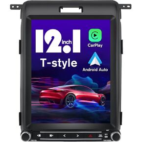 [4GB+64GB] for Ford F150 Radio Upgrade 2013-2014, Android 13 8 core Stereo System, T Style12.1 inch Touch Screen, Built in CarPlay and Android Auto