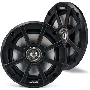 Kicker 51PSC654 PSC65 6.5-Inch PowerSports Weather-Proof Coaxial Speakers, 4-Ohm