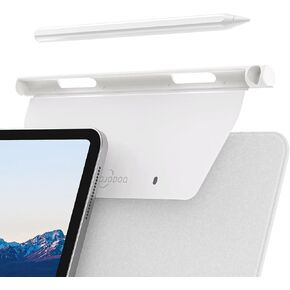Magic Pencil Holder Compatible with Magic Keyboard, Smart Keyboard Folio, Smart Folio Designed for Apple Pencil 2nd Generation-White