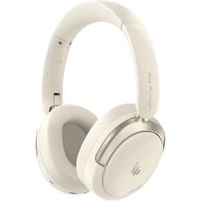 Edifier Atom Max Hybrid Active Noise Cancelling Headphones, Hi-Res Audio, AI Call Noise Cancellation, Foldable, 45H Playtime, Speed Charge, Wireless Over-Ear Headphones with Bluetooth 5.4, White