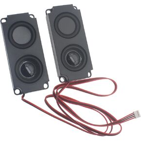 2 PCS Double Cavity Speaker 5 Watt 8 Ohm Mini Advertising Machine Speaker Full Range Cavity Speaker with JST-PH2.0mm-4 pin Interface for Advertising Machines and Game Machines