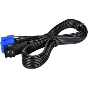 SilverStone Technology PP14-90 12+4 pin (PSU) to 12+4 pin (GPU) Low-profie 90° Angled 12VHPWR PCIe Gen5 Cable, SST-PP14-90