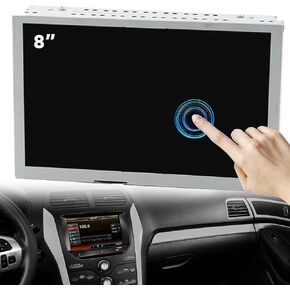 Dasbecan 8" Sync 2 Touch Screen LCD Display Compatible with 2011-2015 Ford F150 F250 F350 Explorer Edge | Replaces# DC3T-18B955-FA LQ080Y5DZ03, Navigation Radio Information Monitor