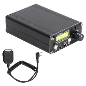 SDR Transceiver, 8 Band Radio Transceiver, LCD SDR Full Mode HF SSB QRP Transceiver with BNC Antenna Connector Aluminum Alloy Box, Radio Antennas hf transceiver ham Radio sdr transceiver (no Power)