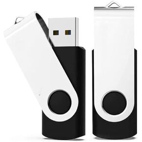10 Pack Metal Swivel 64GB USB Flash Drive 64 GB Flash Drives Swivel USB Stick USB 2.0 (10 Mixed Colors 64G)