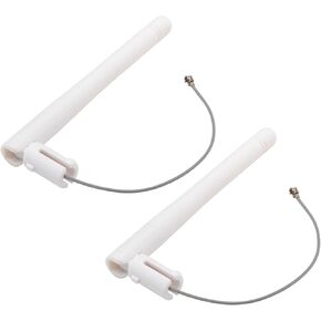 WiFi Bluetooth Antenna 2.4G 3dbi with IPEX 10CM Cable (2 Pack) for WiFi Router WiFi Wireless Network Card WiFi Adapter Laptop chip Bluetooth PCIE Network Card