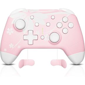 Mytrix Sakura Pro Wireless Controller Compatible with Nintendo Switch, Windows PC iOS Android Steam Deck, Bluetooth Controller with Programmable Buttons, Auto-Fire Turbo, Motion Vibration in Kuwait