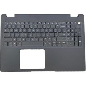 New Palmrest Upper Case No-Backlit Keyboard Laptop Assembly Part for Dell Latitude 3510 E3510 JYG4Y 0JYG4Y Black
