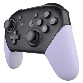 eXtremeRate Light Violet Replacement Handle Grips for Nintendo Switch Pro Controller, DIY Custom Hand Grip Shell for Nintendo Switch Pro - Controller NOT Included
