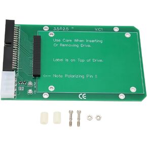 IDE 2.5 to 3.5 Adapter, 2.5in to 3.5in SATA HDD SDD 44Pin IDE Converter Card, Hard Disk Adapter for PC Laptop Desktop Computer