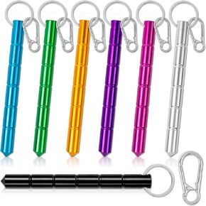 7Pcs Safety keychain Set Protection Keychain, Aluminum Keychain Keychain Set, Self Defense Weapon for Women Girls