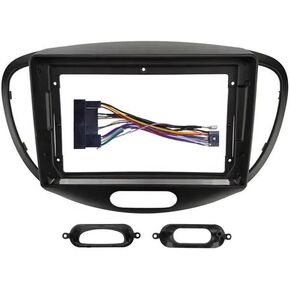 9'' Car Radio Stereo Dash Install Kit Fascia Panel Trim fits for Hyundai i10 2008-2011 Installation Aftermarket Stereo Headunit