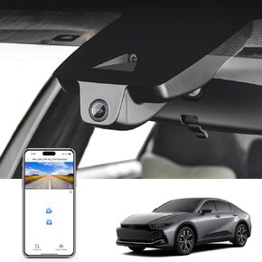 4K Dash Cam Custom Fit for Toyota Crown 2023 2024 2025,XLE Limited Platinum (16th Gen) Accessories,Integrated OEM Look,UHD 2160P Video,G-Sensor,Built-in WiFi & APP,128GB Card