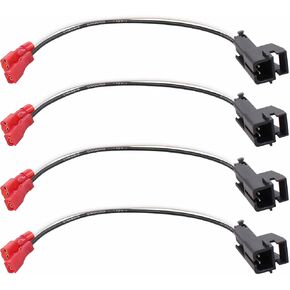 ApplianPar 4Pcs Car Speakers Wire Cable Wiring Harness with Adapter Connector Plug for Chevrolet Astro Camaro Malibu Avalanche S10 Blazer Silverad SSR Tahoe Impala Suburban