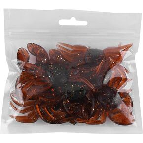 OUKENS Simulation Crab Bait​, 10pcs Artificial Plastic Soft Crab Lure 3D Simulation Freshwater Fishing Bait