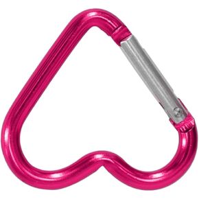 1pc وردي في الهواء الطلق carabiner heart keychain clip keycain clip leuminum alloys clips ، carabiners carabiners ، keychain keychain ، spring snap hook carabiner ، spring snap hook accabiner