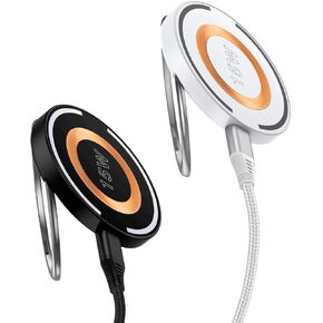 MagSafe Charger 2 Pack Magnetic Wireless Charger Android Fast Charging Pad Compatible iPhone 16 15 14 13 Pro Max Plus,Samsung Galaxy S24 FE Ultra S23 S22 Z Fold 6 Z Flip 6,Google Pixel 9 Pro XL Fold 8