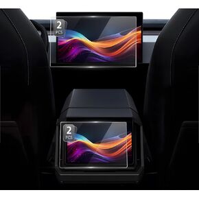 (4pcs) واقي شاشة مكافحة الانعكاس Cybertruck ، (18.5 "شاشة تعمل باللمس و 9.4" الوسائط الخلفية) ، لعام 2024 إكسسوارات Tesla Cybertruck ، in Kuwait
