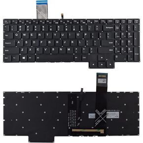 TLBTEK Backlight Keyboard Replacement Compatible with Lenovo Legion Y7000 2020 R7000 2020 GY530 GY550 GY750 Y550-15 Y550-17 5-15ARO5H 5-15IMH05H 5-17ACH6H,Ideapad Gaming 3-15IMH05 3-15ARH05 Laptop