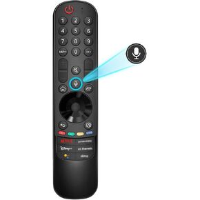 MR24GA Voice Magic Remote Compatible with LG 2024-2018 Smart TV, Suitable for LG MR24GA MR23GA MR22GA MR21GA MR20GA Magic Remote with Pointer Function