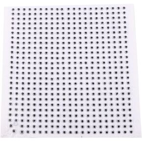 3mm 3D Fishing Eyes Fishing Lures Baits Eyes Fly Tying Crafts for DIY Lifelike 3D Fish Eyes 500Pcs Silver