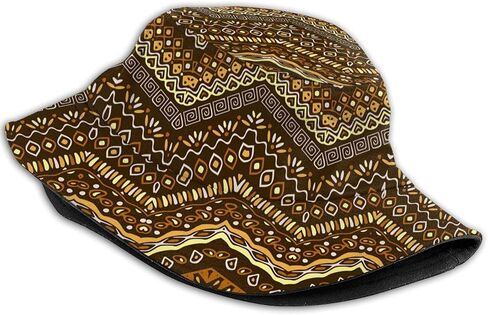 African Bucket Hat Beach Travel Summer Hat Uv Sun Protection Fisherman Hat African Gifts in Kuwait