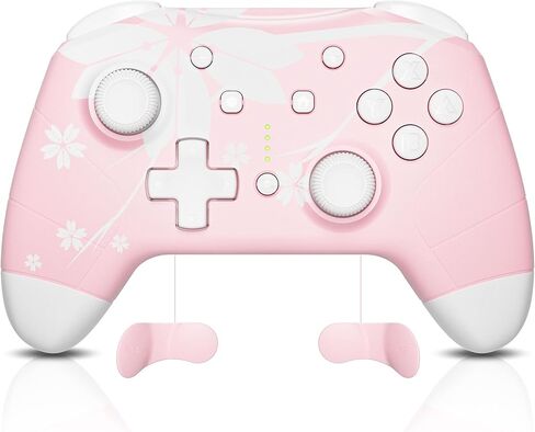 Mytrix Sakura Pro Wireless Controller متوافق مع Nintendo Switch و Windows PC IOS Android Steam Deck و Bluetooth Controller مع أزرار قابلة للبرمجة وتوربو النار التلقائي واهتزاز الحركة in Kuwait