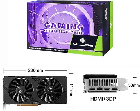 RX 5700 XT Graphics Card, Radeon RX 5700 XT 8GB GDDR6 2560SP 256bit PCI-e 4.0 x16 GPU Computer Video Card, HDMI/DisplayPort*3 Interface, 2K 4K Game Card for Desktop PC (RX 5700 XT) in Saudi Arabia