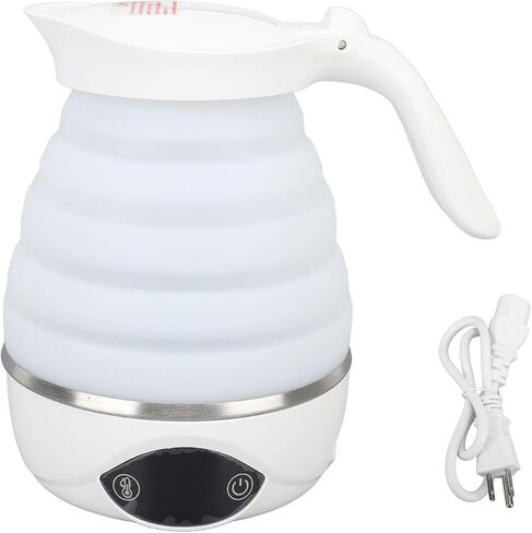 700 مل غلاية سليكون غلاية سليكون ، غلاية قابلة للطي محمولة للشاي والقهوة ، 850W غلايات كهربائية صغيرة مغلقة ، الجهد 90‑240V (قابس الولايات المتحدة) in Saudi Arabia