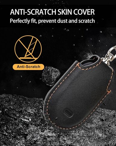 Foluu Leather Case for Samsung Galaxy SmartTag2-2 Pack with Key Ring for Keys in Kuwait