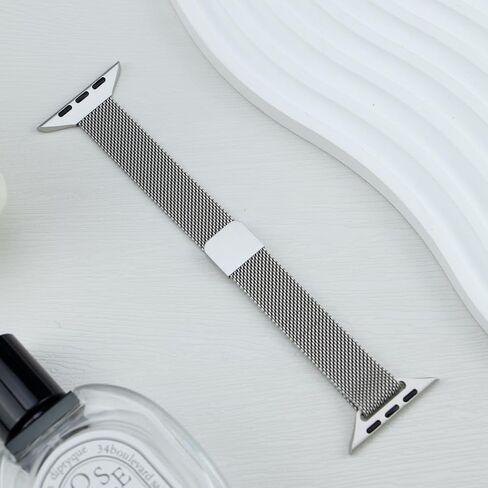 Perfectly Compatible with Apple Watch Series - Enhance Your Style with the Starlight Stainless Steel Watch Band - Elevate Your Look with this Fashionable and Durable Watch Strap Designed in Saudi Arabia