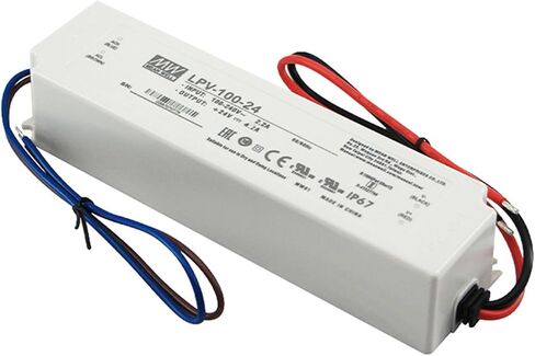 LPV-100-24 24V 4.2A 100.8W IP67 مزود الطاقة المقاوم للماء لإضاءة LED in Saudi Arabia