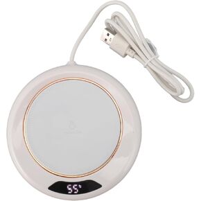 , Coffee Warmer with Three Temperature Settings, Electric Coffee Warmer for Desk with Auto Shut Off, for Heating Coffee, Beverage, Milk, Tea